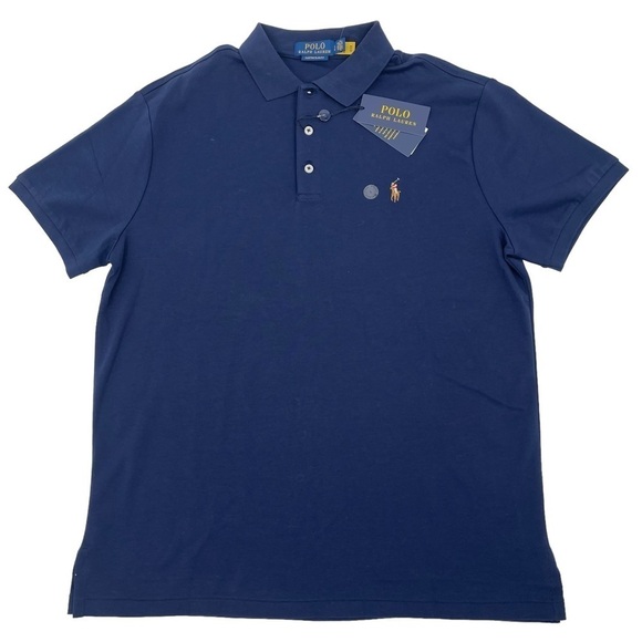 Polo Ralph Lauren Men's Size Large Classic Fit Dark Blue  Polo Shirt NWT - Picture 3 of 10